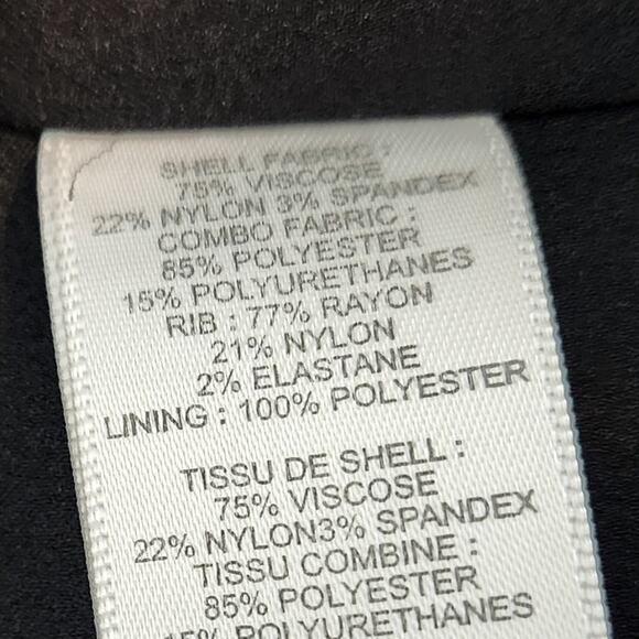 Rebecca Taylor Blazer – Zipper Detail & Faux Leather Trim Black Size 6 - Picture 7 of 7